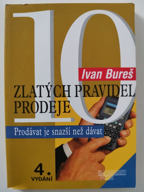 Obrázek Kniha 10 zlatých pravidel prodeje